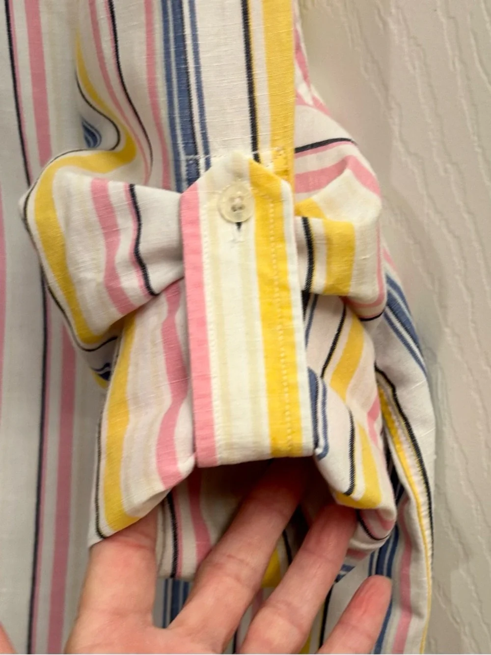 VTG Lauren Ralph Lauren Linen/cotton Blouse XL - Picture 6 of 11